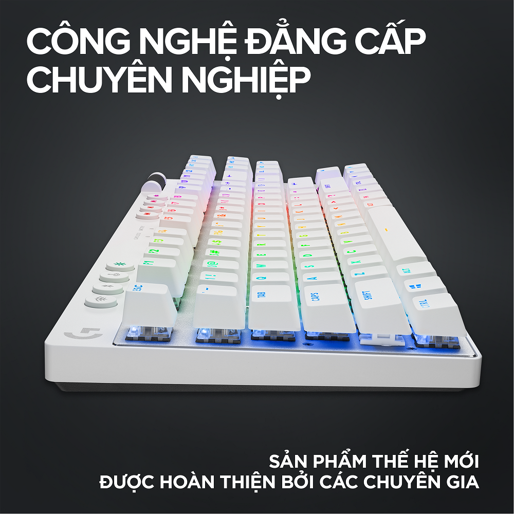 Bàn phím gaming Logitech G PRO X TKL Lightspeed - RGB, Switch GX Tactile, Bluetooth