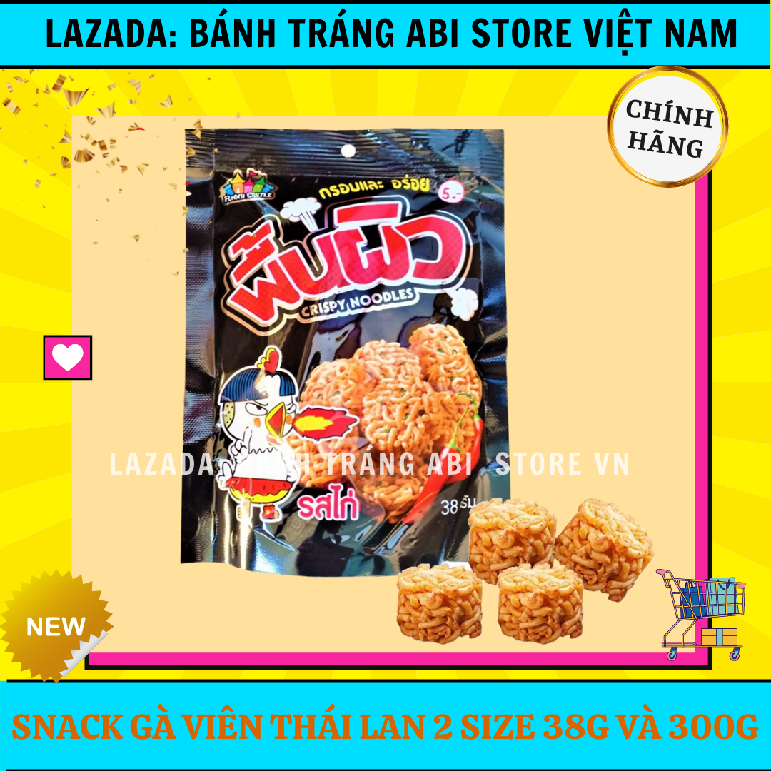Mì tôm ăn sống dạng viên thái lan 38g