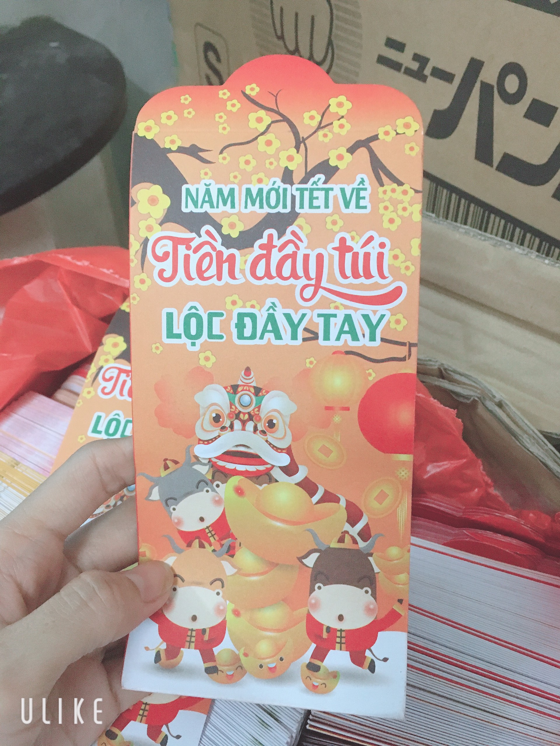 SET 5 BAO LÌ XÌ TẾT ĐỘC LẠ NHIỀU HÌNH 2021