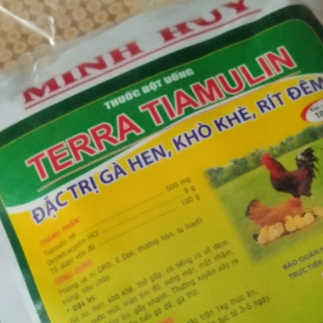 gà hen khẹc rít đêm tiamulin 100g