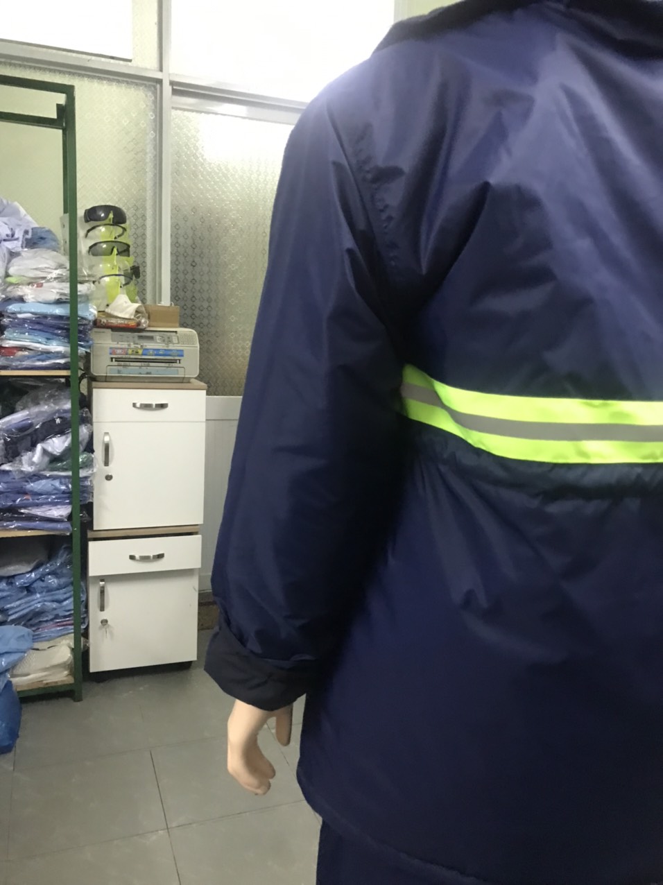 Áo khoác kho lạnh âm 25 có Phản quang