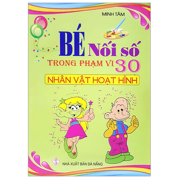 Fahasa - bé nối số trong phạm vi 30 - nhân vật hoạt hình