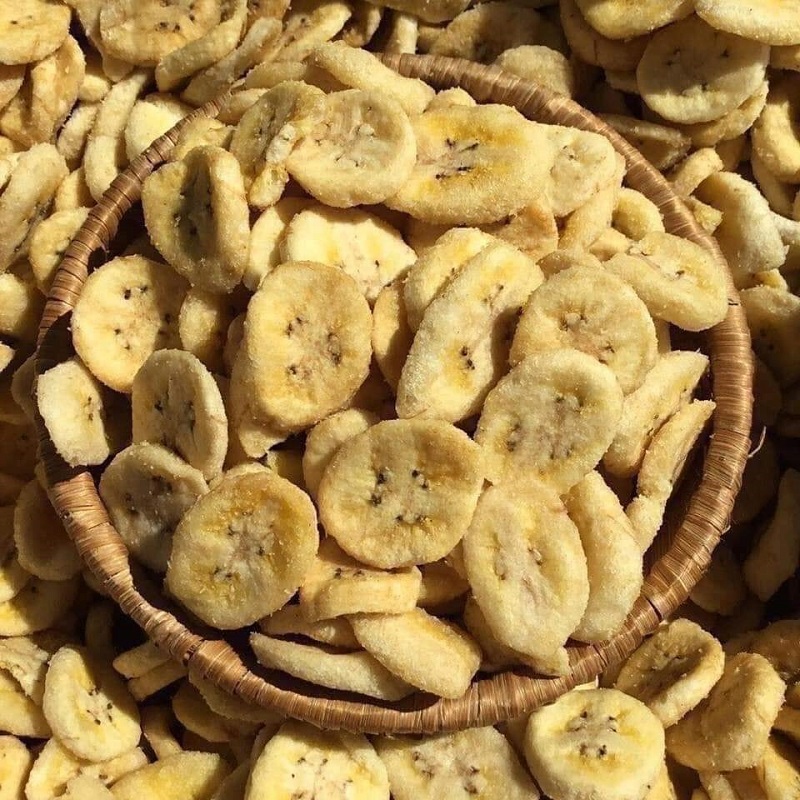 chuối sấy giòn