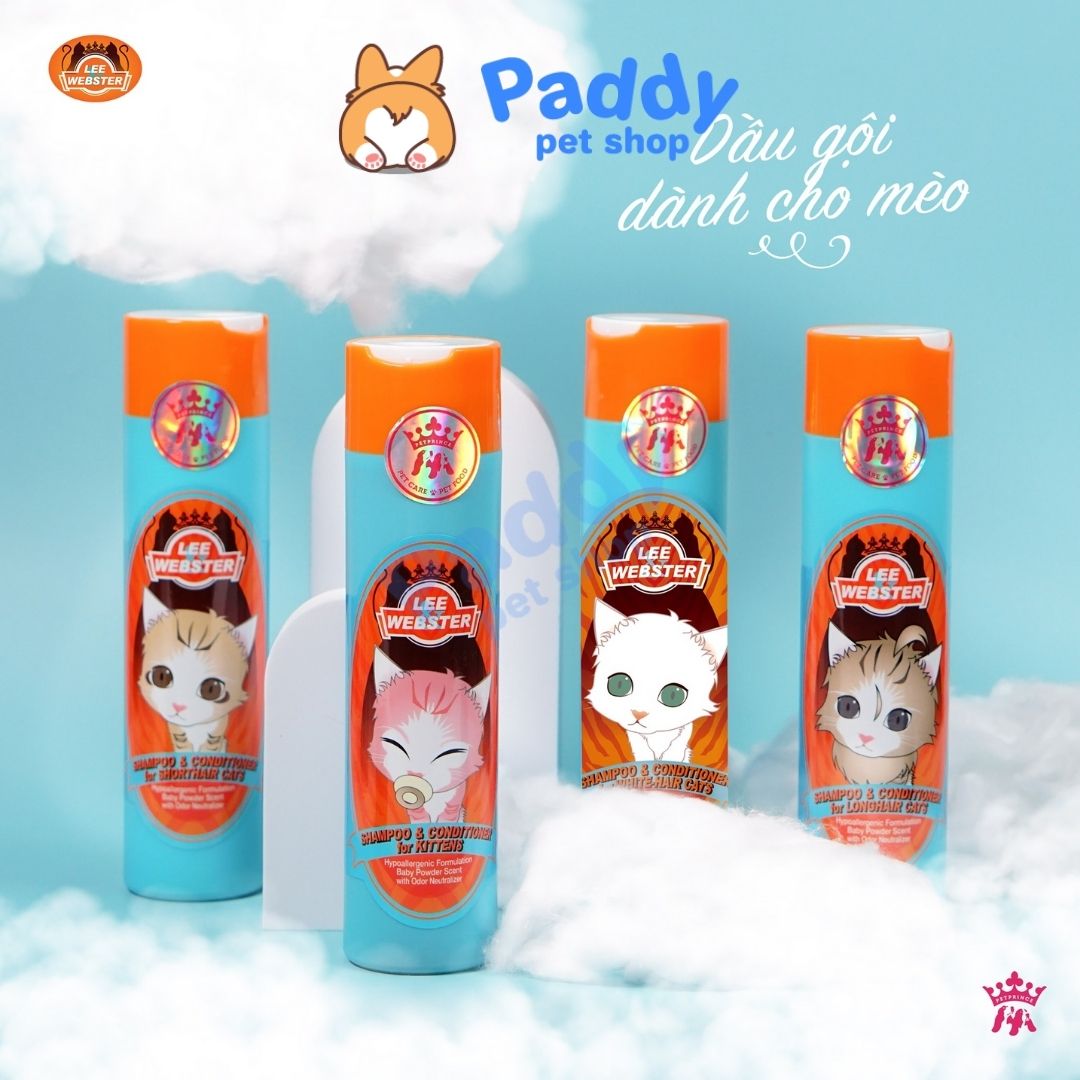 Sữa Tắm Cho Mèo Gội & Xả Lee & Webster 280g