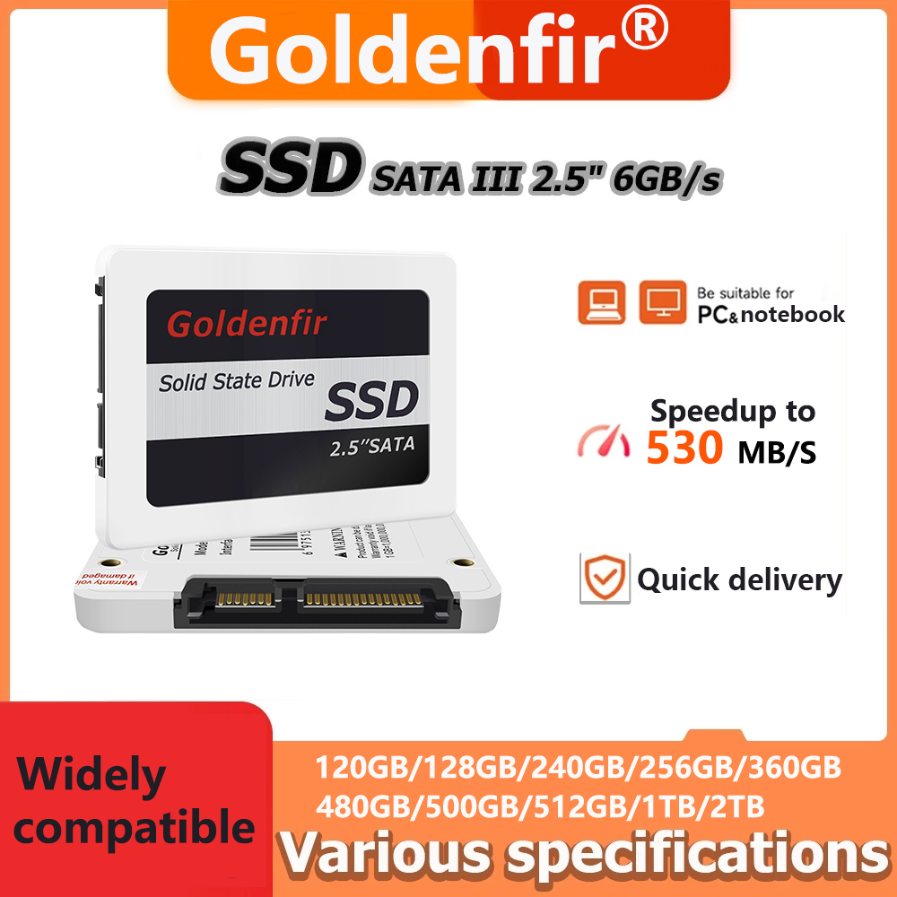 goldenfir  Hard drive disk 128GB 256GB 360GB 480GB 2.5 ssd 180GB 1TB solid state drive disk for laptop desktop 240GB 120GB