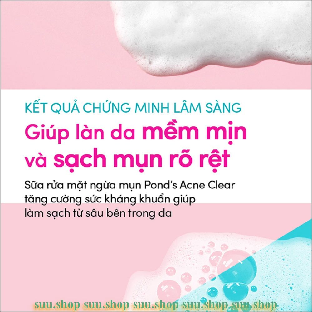 Sữa Rửa Mặt Nữ 100g Ponds Acne Clear Ngừa Mụn