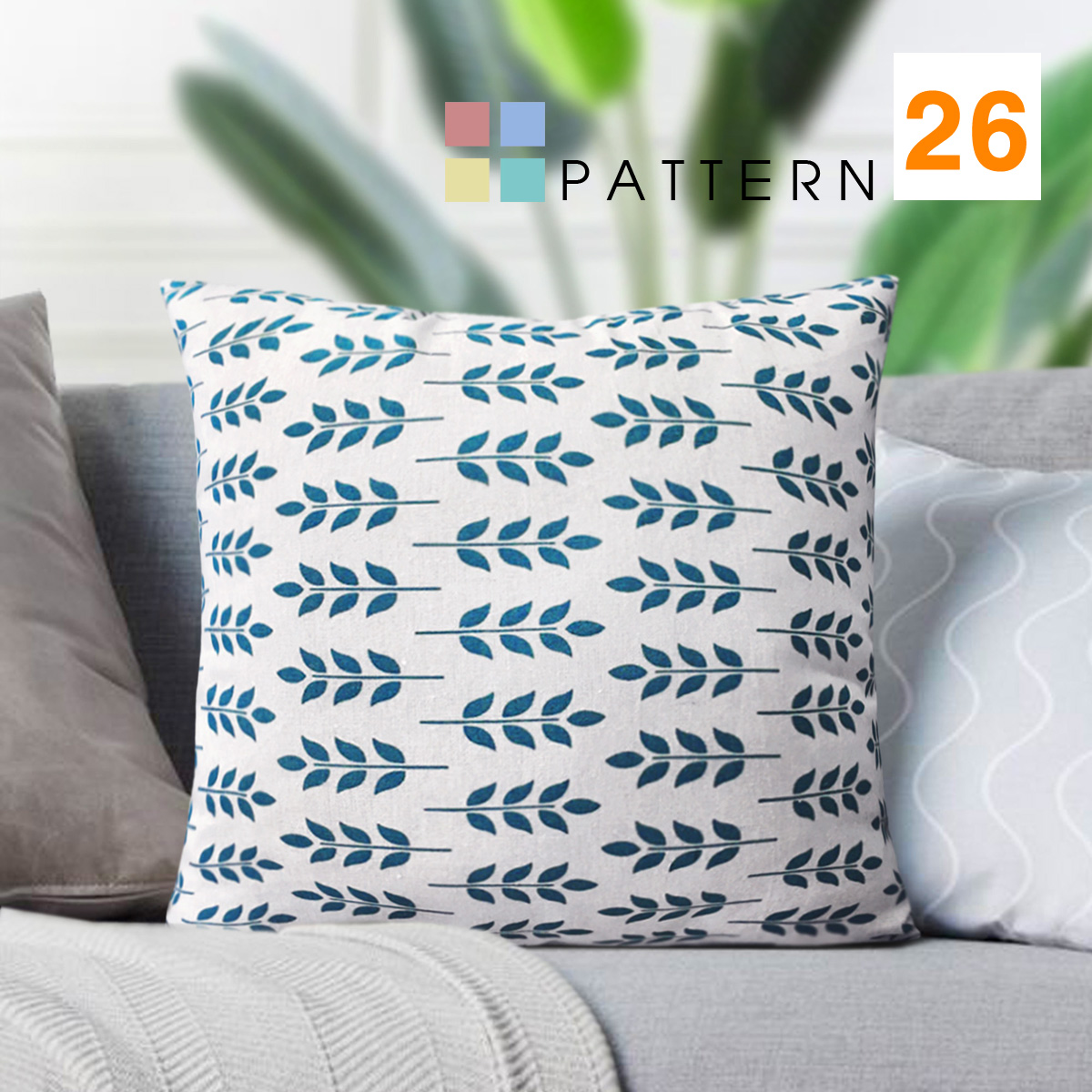 Gối Sofa Gối Trang Trí PATTERN (17-32) (45x45cm)