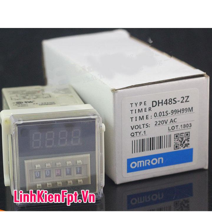 Rơ le thời gian timer DH48S-2Z 220VAC - 2 cặp Tiếp Điểm