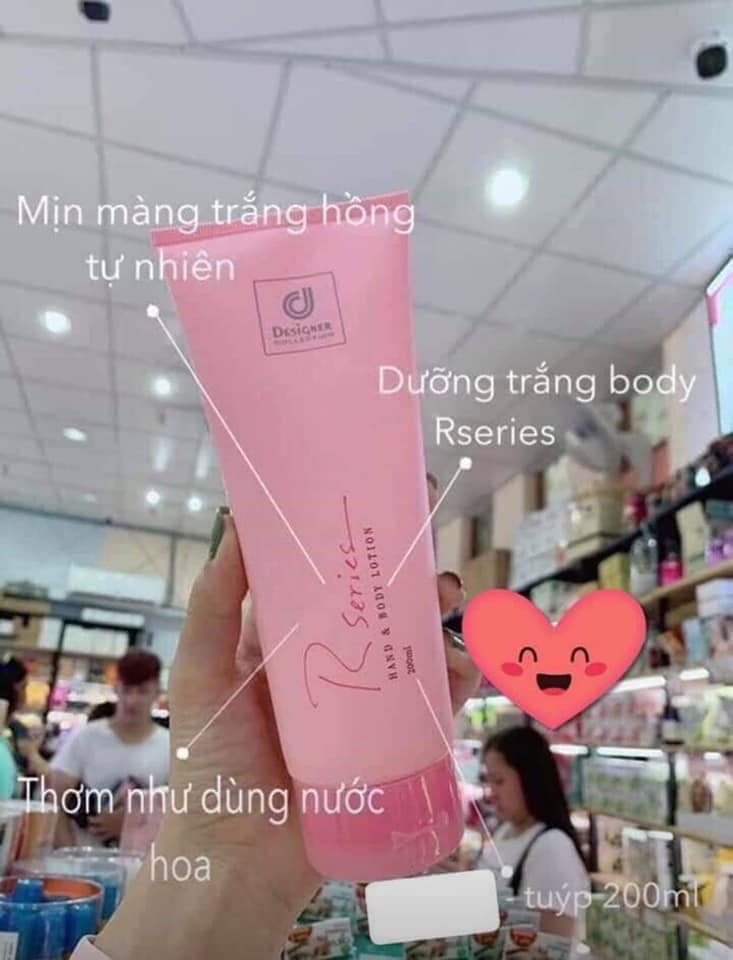 Dưỡng Trắng Da Body Hương Nước Hoa Rseries - 200ml