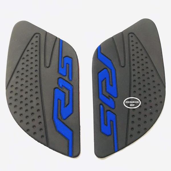2 miếng Cao Su dán bình xăng xe R15 (Màu Xanh)