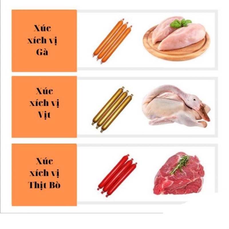 [ SALE SẬP SÀN ] Xúc Xích Dinh Dưỡng Cho Chó , Mèo-MayPet