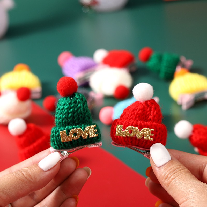 CC84 Cài tóc băng đô bờm tóc nữ GIÁNG SINH NOEL lò xo dễ thương