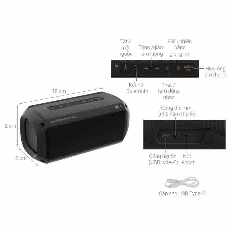 Loa Bluetooth LG PK3
