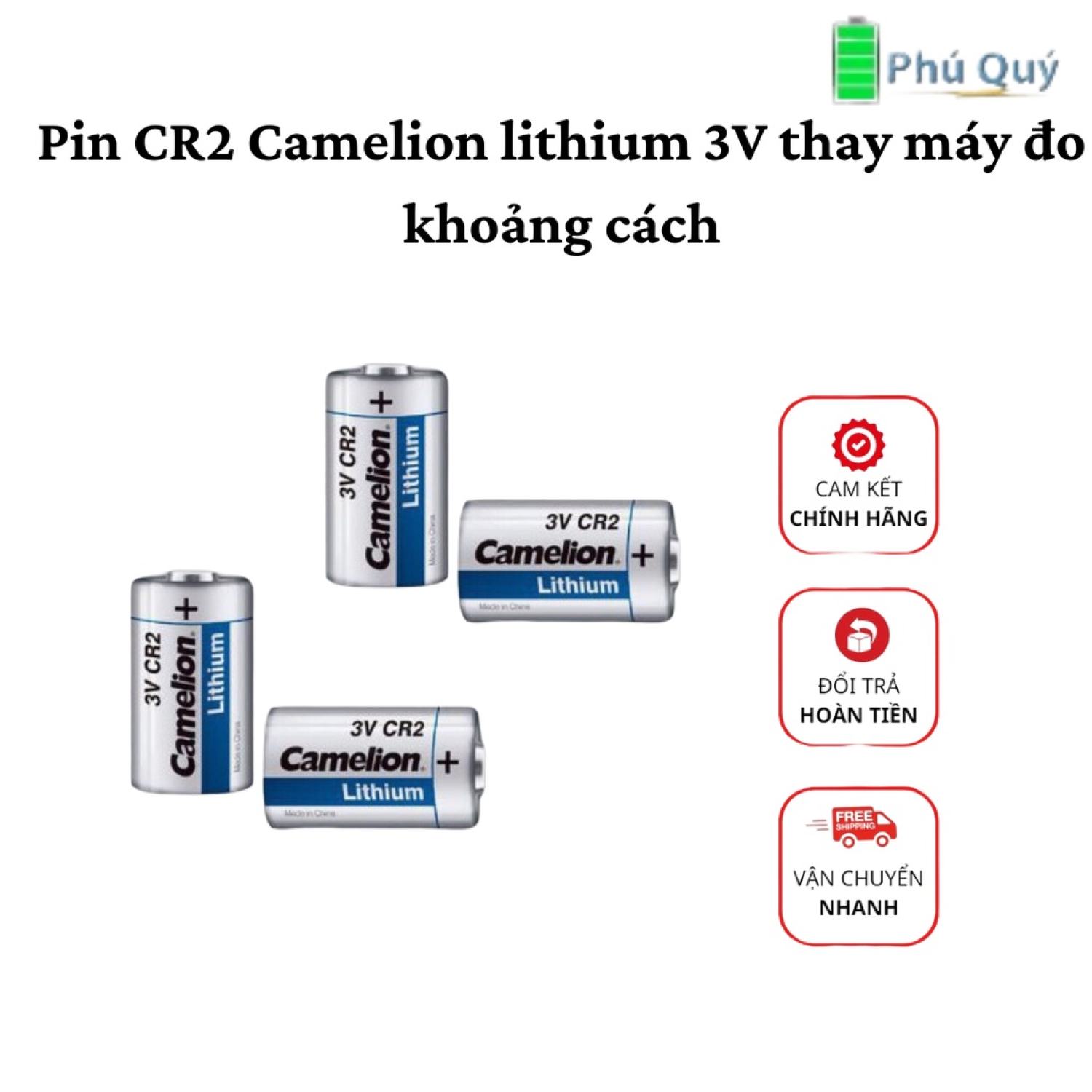 Pin CR2 Camelion lithium 3V thay máy đo khoảng cách