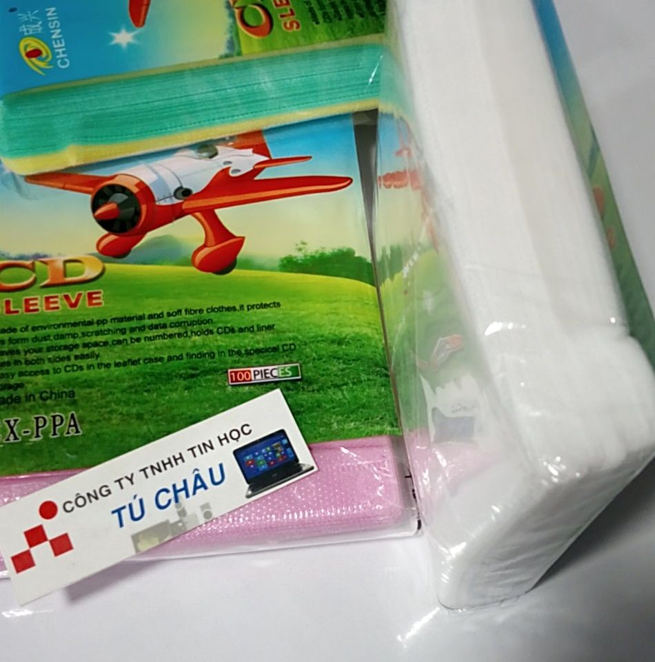 Bao xốp đựng đĩa 2 mặt CD, DVD (Bịt 100 Cái - Túi đựng CD - DVD) (Nhiều màu tùy lô hàng)