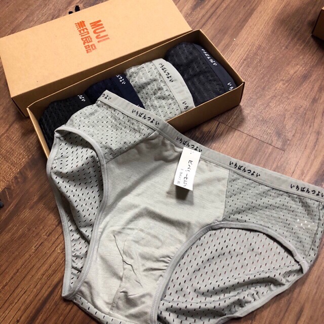 Set 4 Quần Lót Nam Chéo Thông Hơi (Có Bán Lẻ)