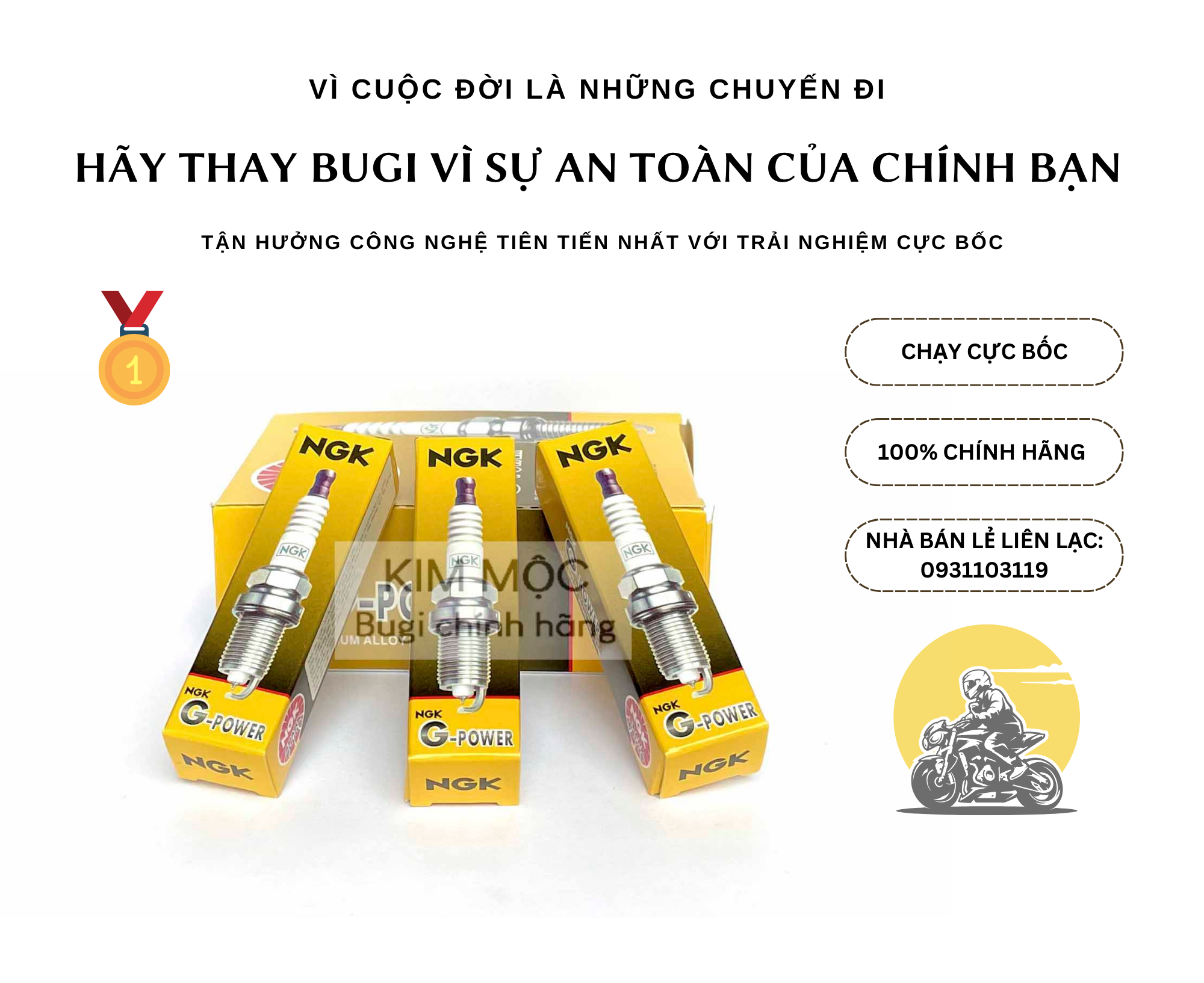 - bugi ngk dòng bạch kim cho xe máy