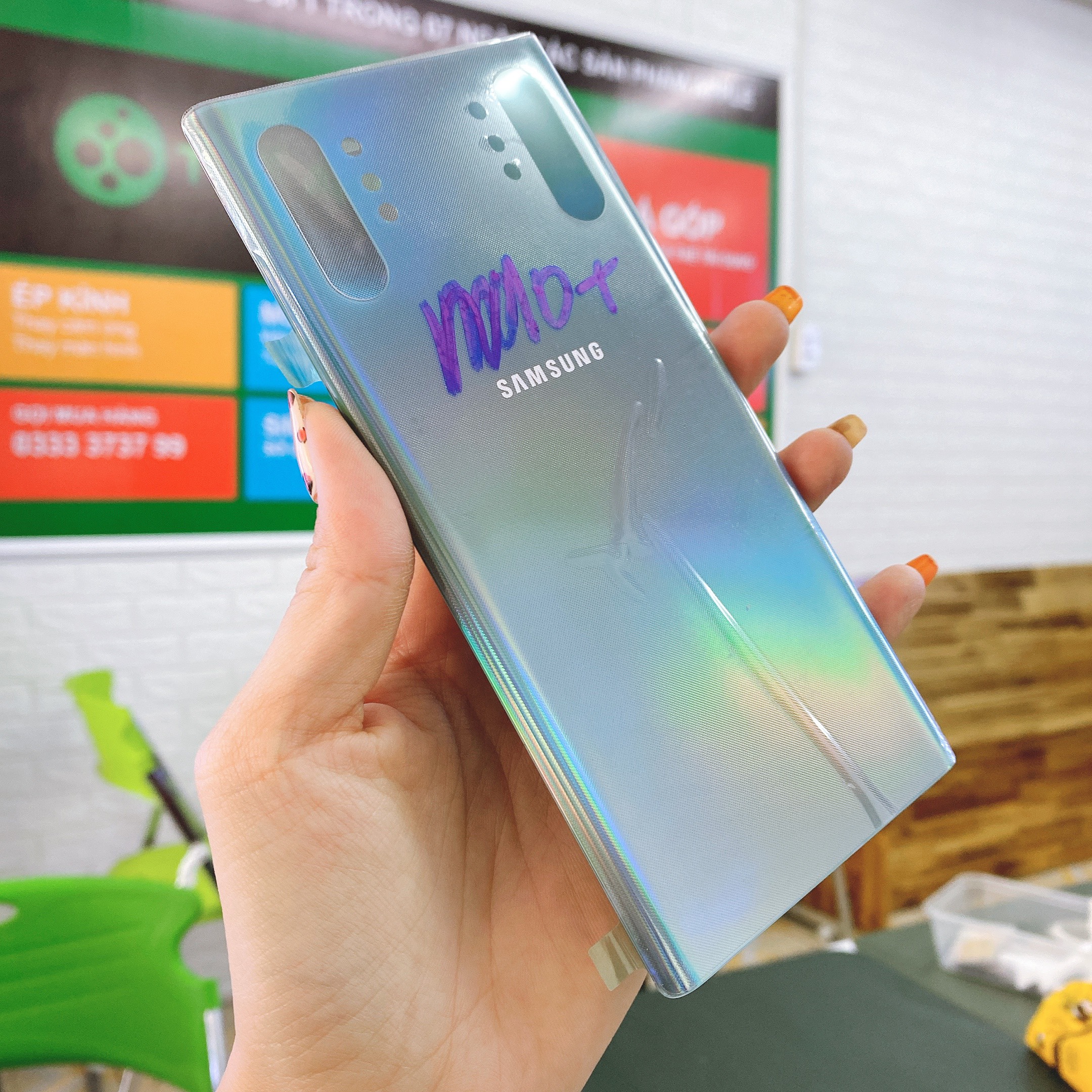 Nắp Lưng Samsung Note 10 plus / Note 10+ zin hãng , màu đẹp