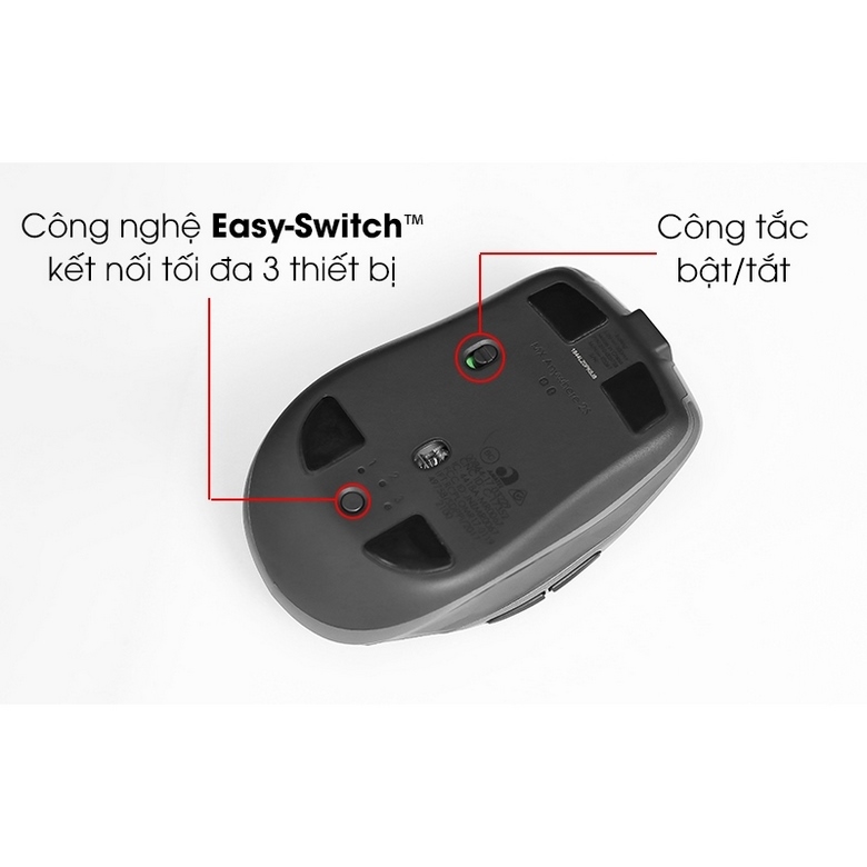 Chuột không dây bluetooth Logitech MX Anywhere 3 Đen - Bảo Hành 1 Đổi 1
