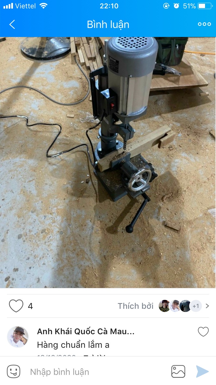 Máy đục gỗ mộng vuông  KI 750W