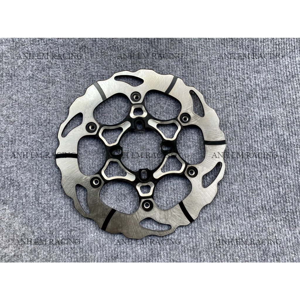 Đĩa x1r 260mm chính hãng kèm lòng 3d mẫu sao gắn nhiều dòng xe