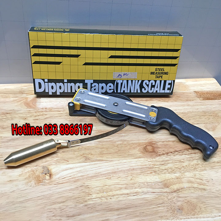 Thước đo bồn xăng dầu 15 m Nihon Doki cao cấp Nhật