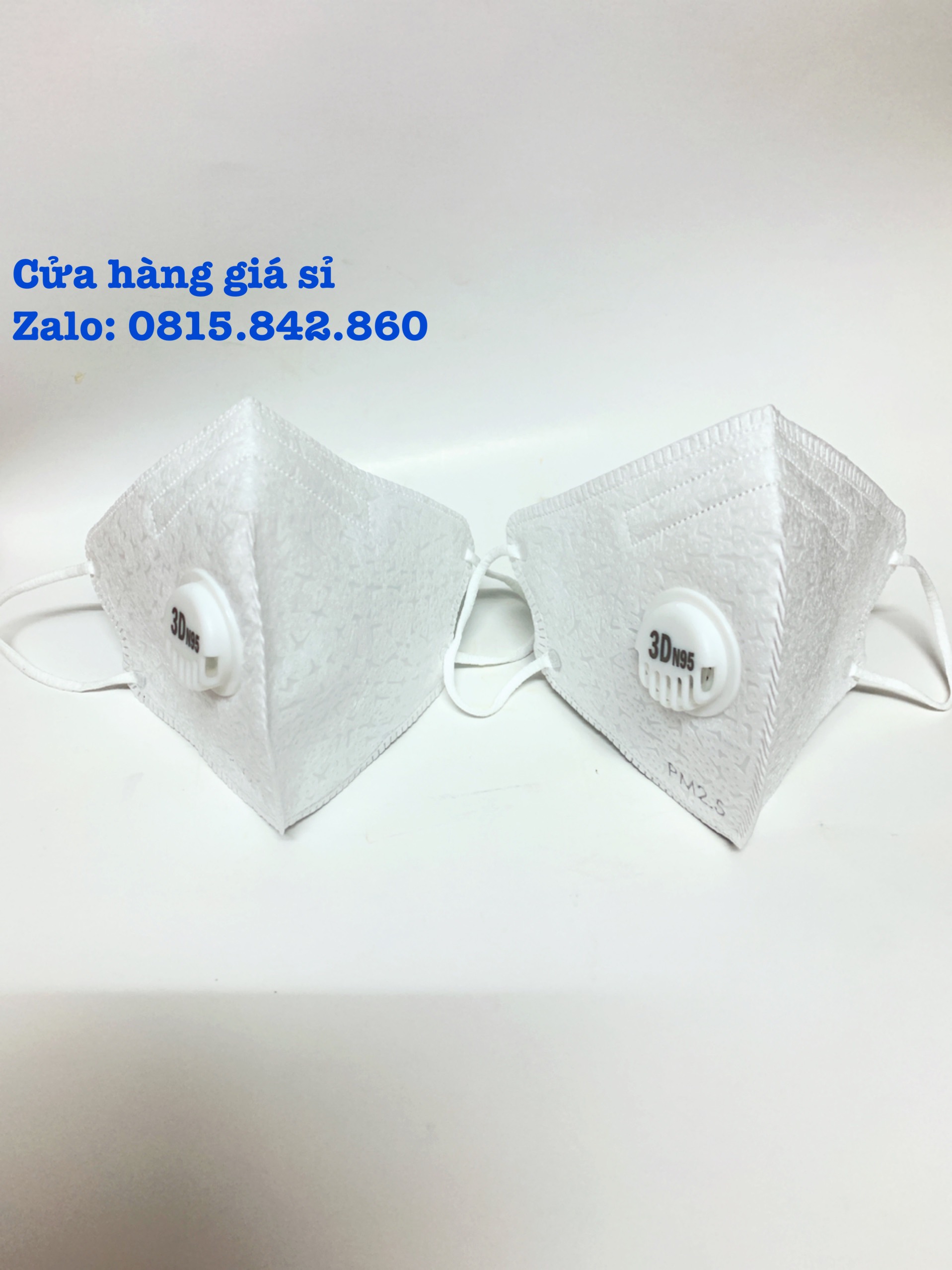 Combo 2 Khẩu trang y tế 3D N95 MP2.5  - CÓ VAN 1 CHIỀU