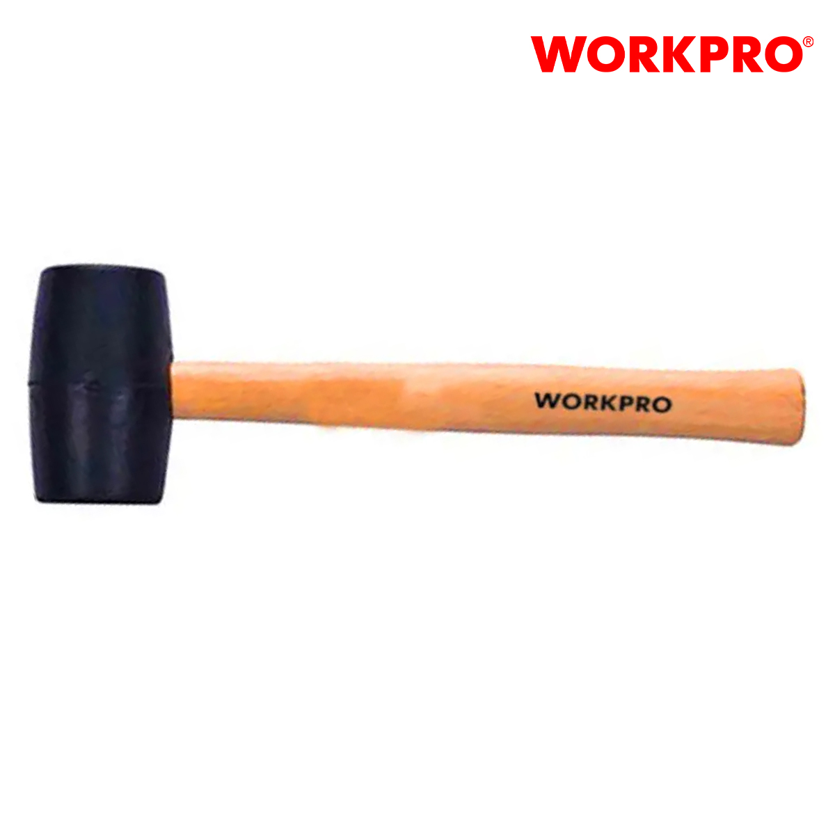 Búa cao su đầu đen tay gỗ 450gram (16OZ) WorkproWP241039
