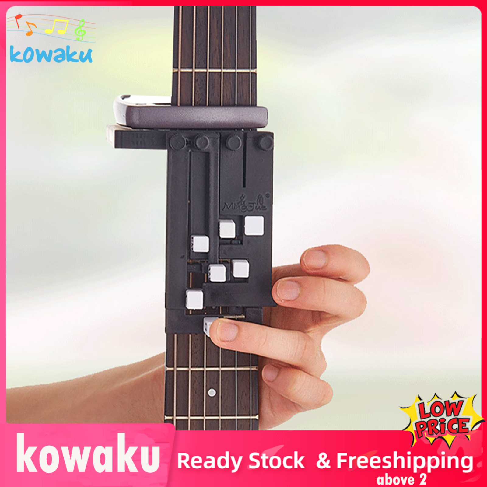 kowaku Guitar Chord Practrice Aid Tool Guitar Trainer Learning System for Beginners