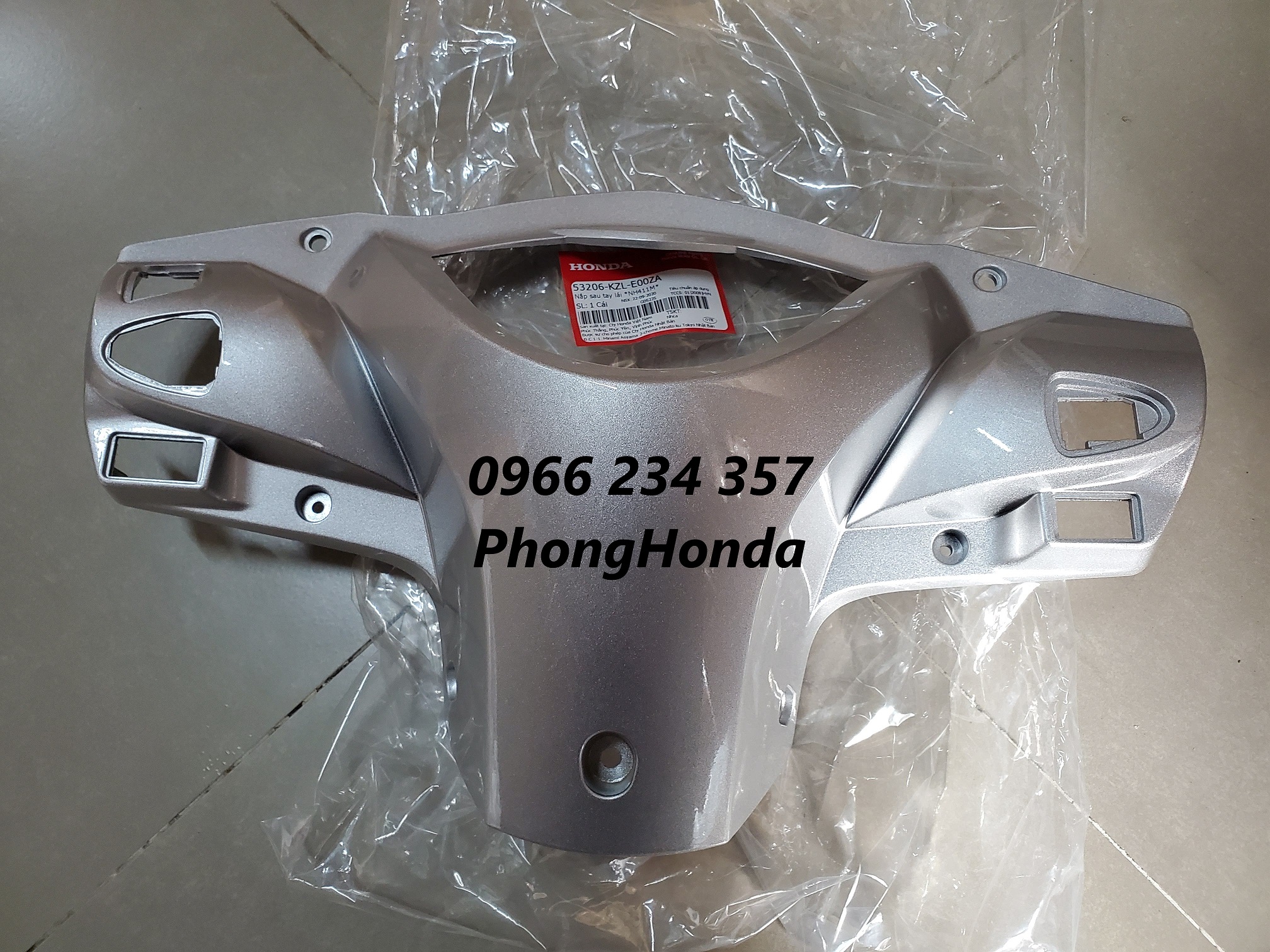 ốp sau tay lái , bợ cổ vision 110 2011 - 2013 chính hiệu honda