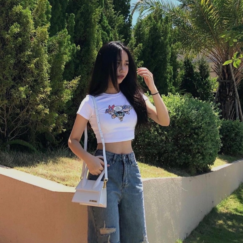 Áo Croptop the powerpuff girls