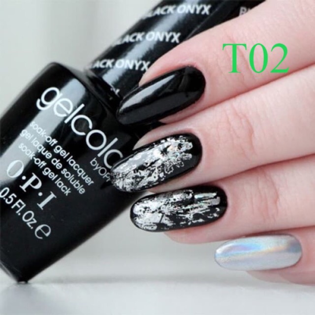 Sale 50% - Sơn Móng Tay Opi - Gel Hơ Máy Màu Đen( GCT02)