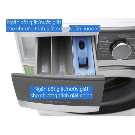 [Trả góp 0%]Máy giặt Electrolux Inverter 10 kg EWF1023BEWA