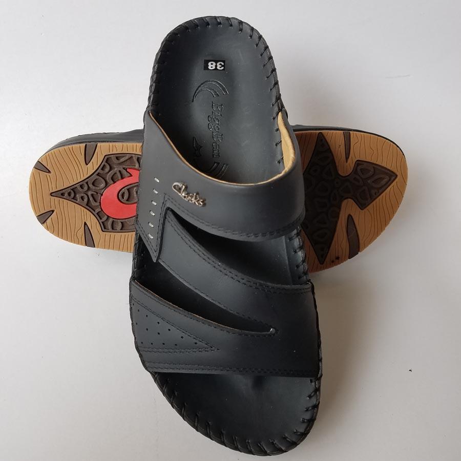 [HCM]Dép Nam BIGBEN Quai Ngang Da Bò Thật Cao Cấp Bảo Hành Một Năm