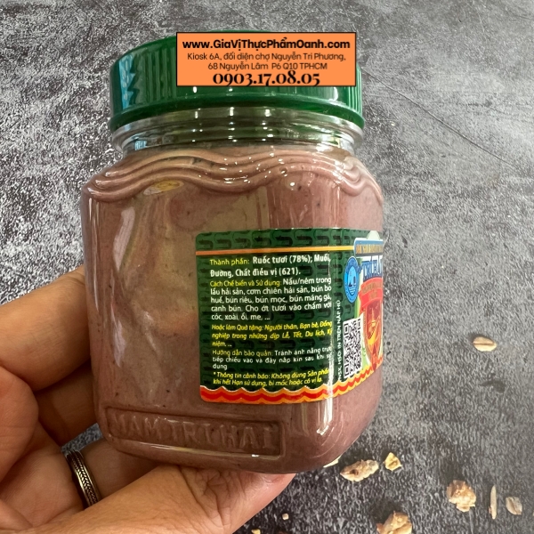 MẮM RUỐC CÓ GIA VỊ Cao cấp Trí Hải (Hũ 160gr)
