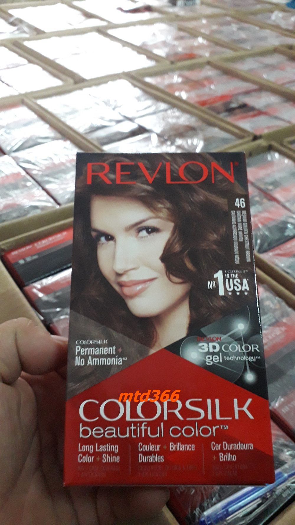 Thuốc Nhuộm Tóc Số 46 Nâu Hạt Dẻ Revlon Colorsilk