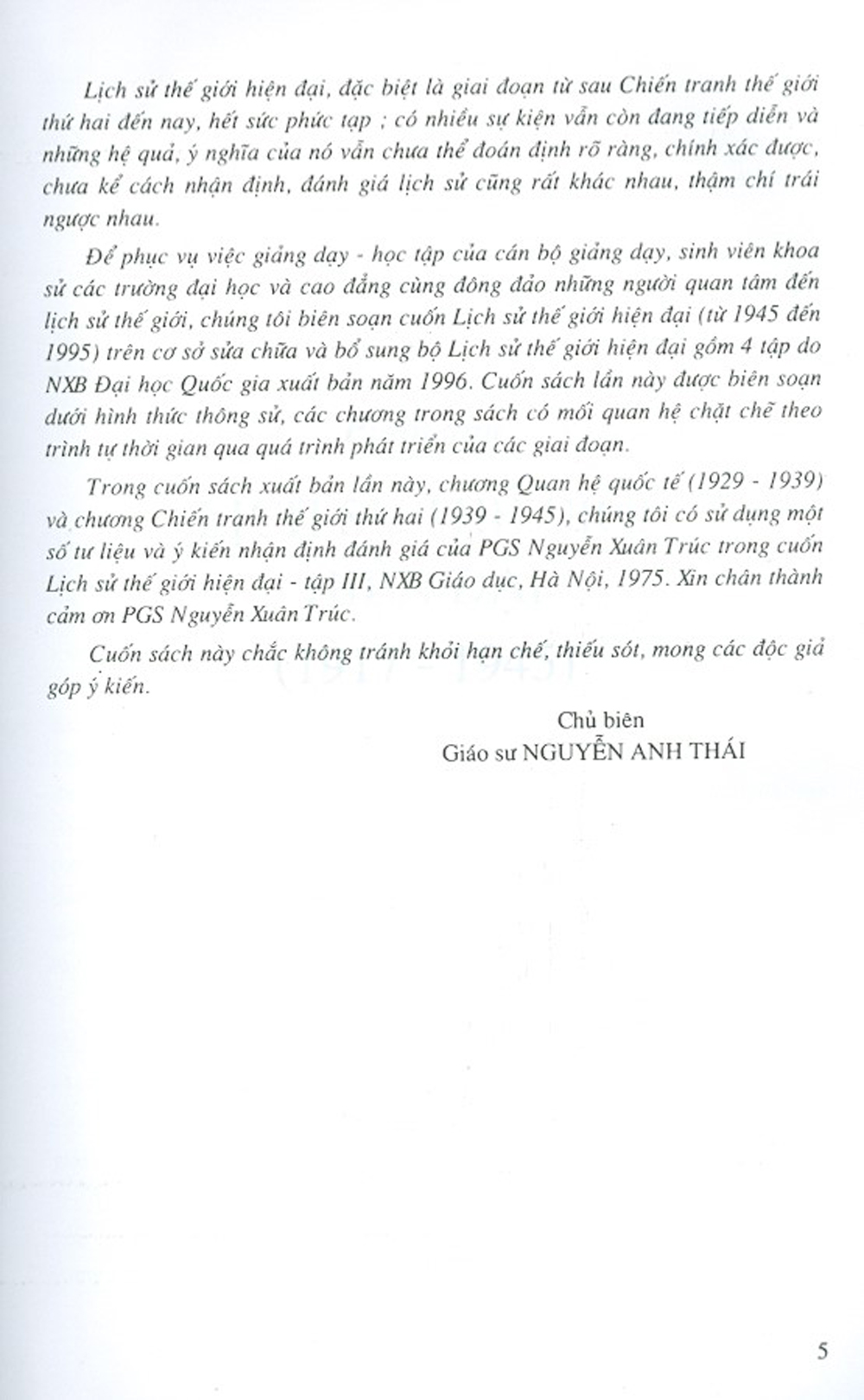 Lịch Sử Thế Giới Hiện Đại (Tái bản 2024)