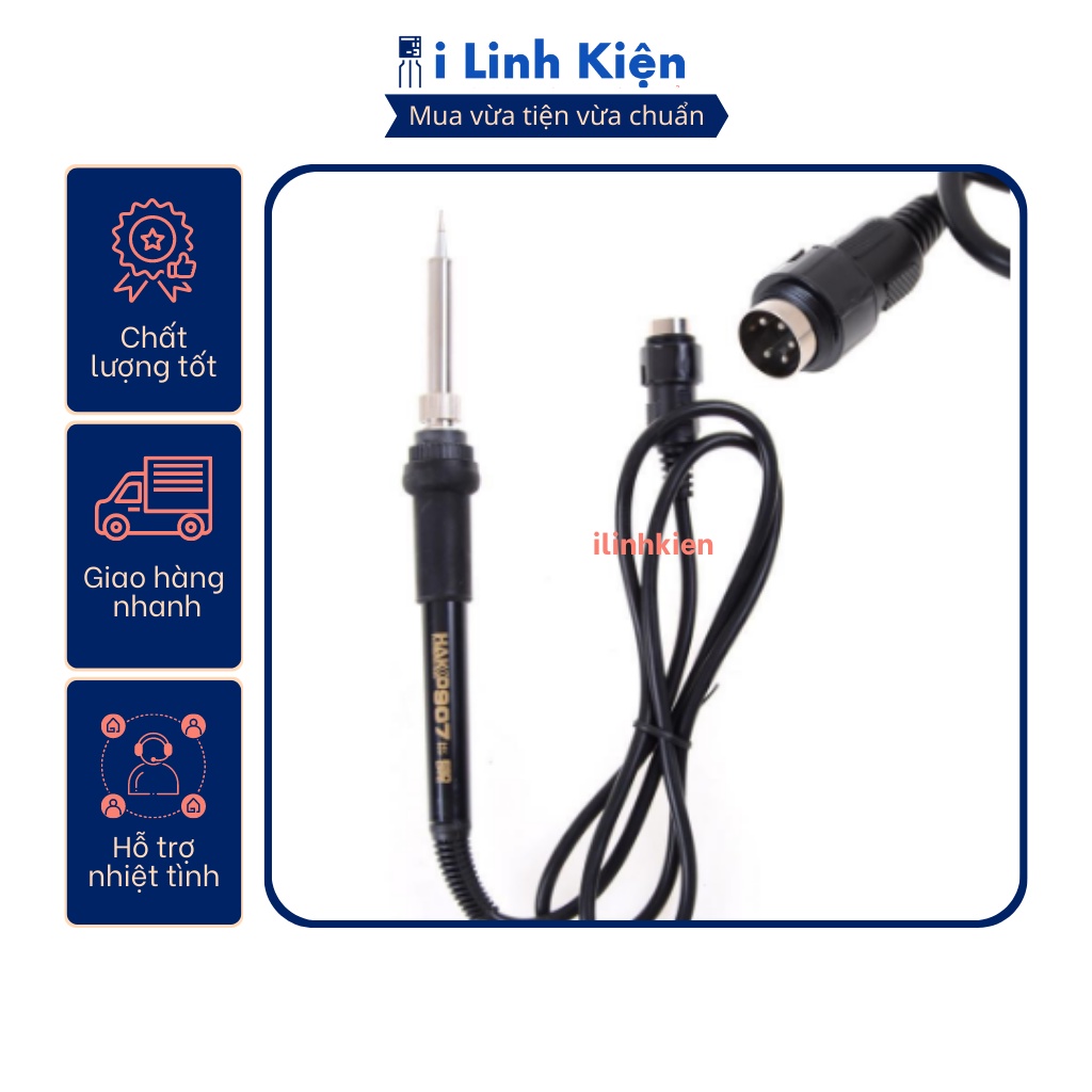 Tay hàn HAKKO 907A dùng cho trạm HAKKO936/937 ( cổ sắt, cổ nhựa )