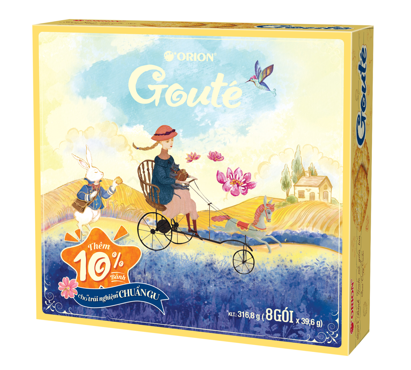 Bánh quy mè Goute hộp