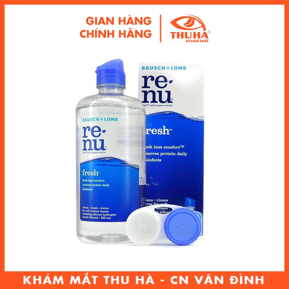 [Nhập RS0822 giảm 30k cho đơn 99k]Nước ngâm lens Renu Fresh 355ml - Mỹ
