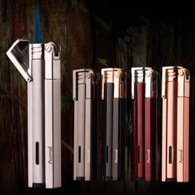 Hộp Quẹt Bật Lửa Khò 1 Tia Aomai AM-7101 - Chống Gió Cực Tốt (KHÔNG CHỨA XĂNG GAS)