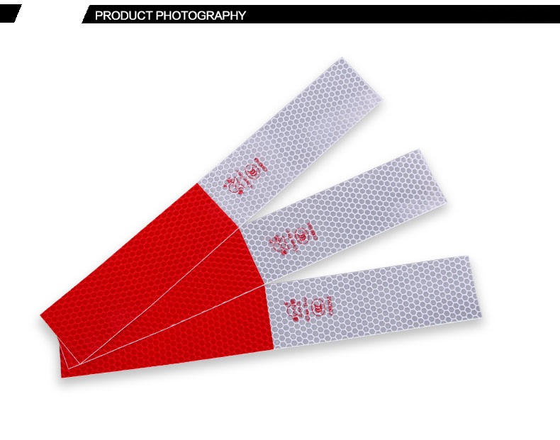 Tem Dán Phản Quang Chuyên Dụng Trắng Đỏ Cho Ô Tô, xe tải, xe container