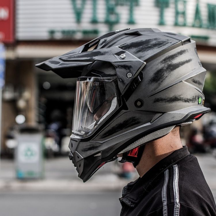Mũ bảo hiểm Dual sport Yohe 632A