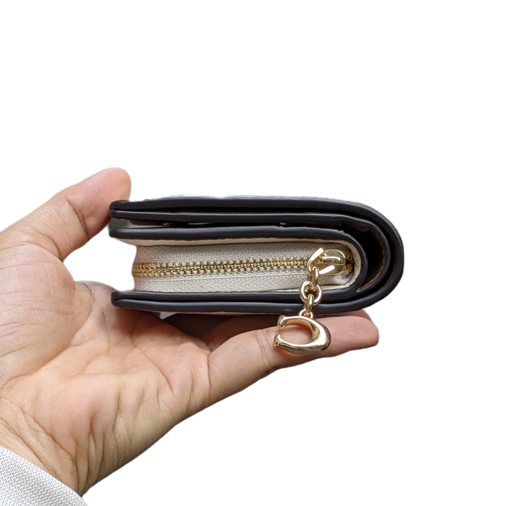VÍ COACH C2862 SNAP WALLET MÀU TRẮNG
