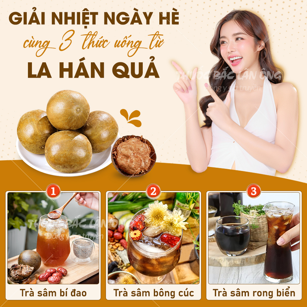 10 Quả La Hán (La Hán Trái To Già)