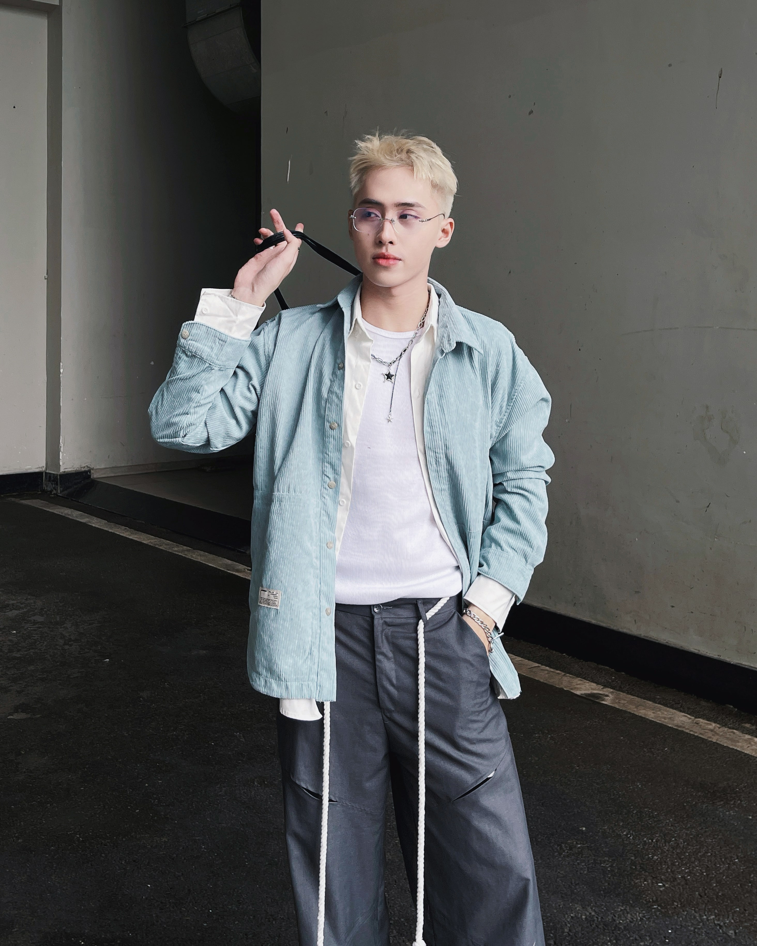 Áo Sơ Mi Nhung Gooan Limits Tay Dài