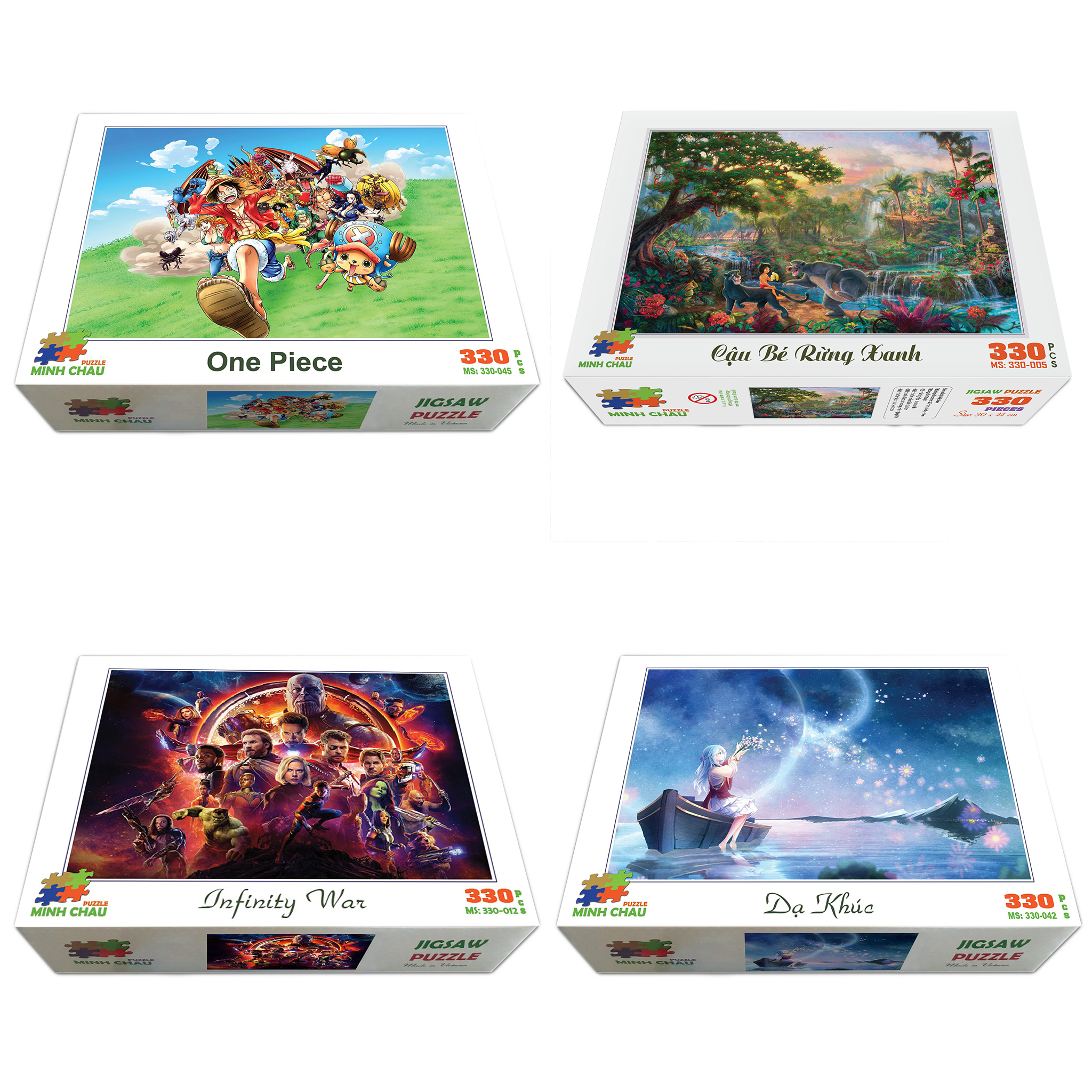 Bộ sưu tập tranh ghép 330 mảnh – Chủ đề Phim ảnh và Anime
