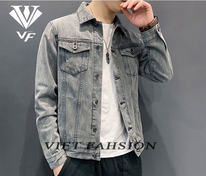 ÁO KHOÁC JEAN NAM XÁM LÔNG CHUỘT CAO CẤP THỜI TRANG CHẤT LIÊU ĐẸP PHƯƠNG VI FASHION AKLCV2 - ÁO THUN TRƠN SIZE 9-12MONTHS/6-9MONTHS HOẶC TƯƠNG ĐƯƠNG