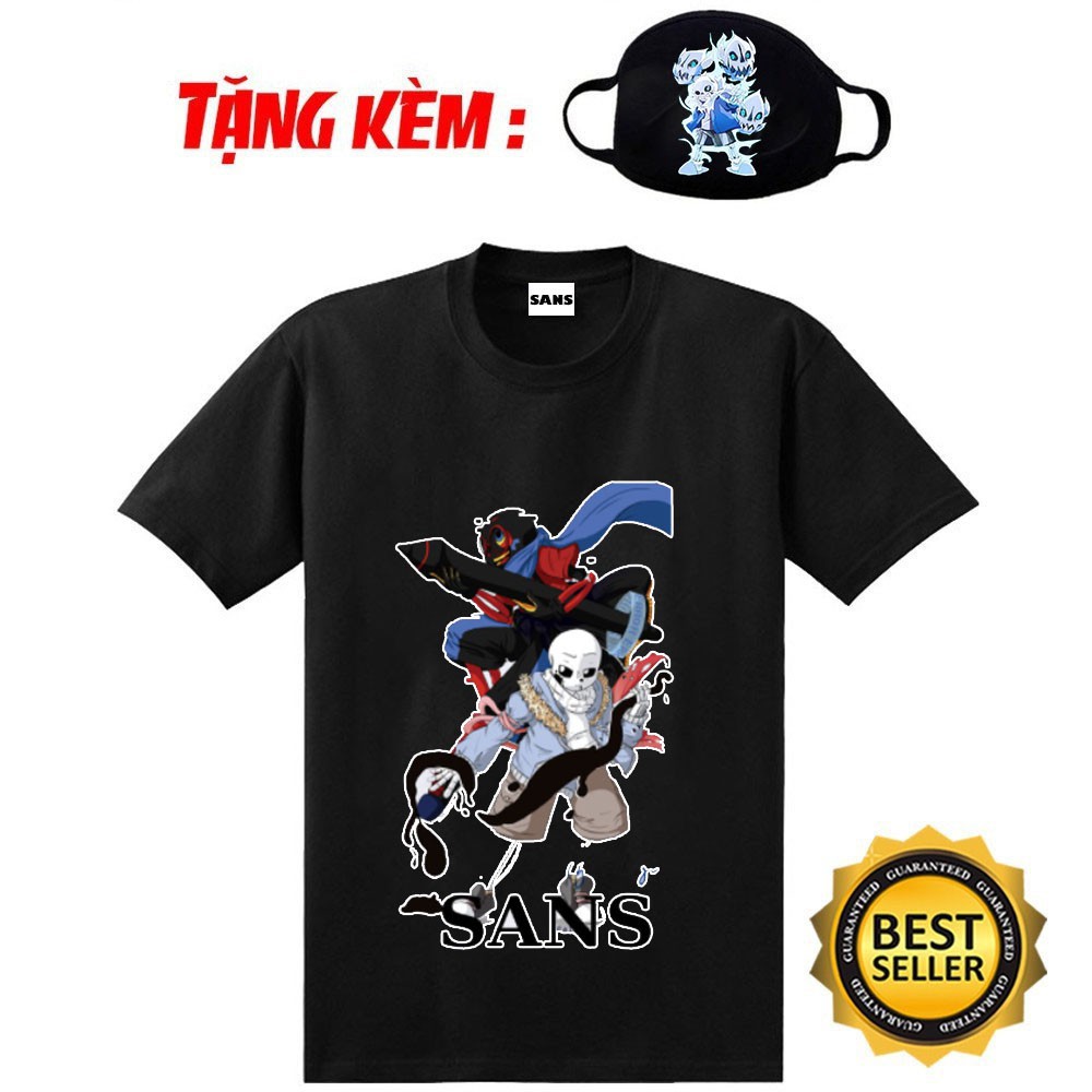 [SALE HOT] BST Áo BIỆT ĐỘI GANGSTER- SANS Undertale độc chất