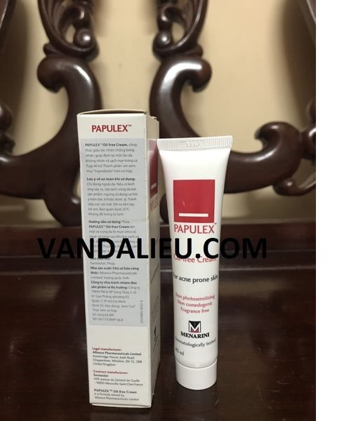 SẢN PHẨM PAPULEX OIL-FREE CREAM 40ML.